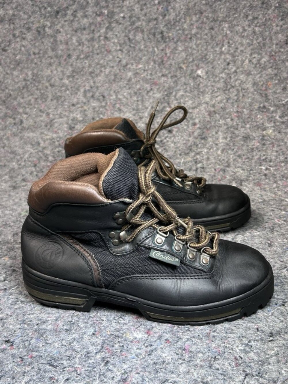 Candie’s Vintage Lace-Up Hiking-Style Ankle Boots – Women’s 7.5